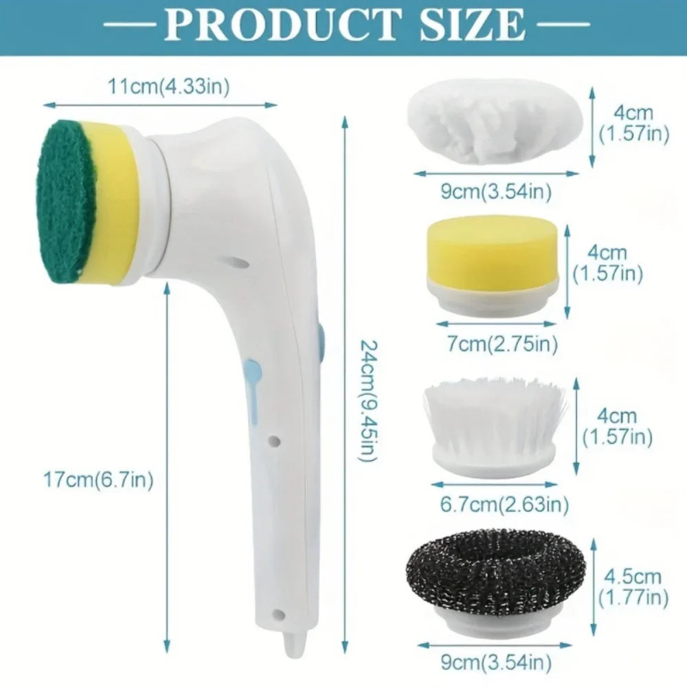 5 In 1 Electric Cleaning Brush