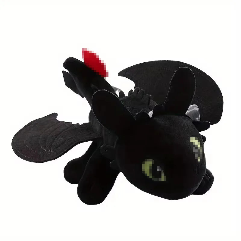 Dragon Car Roof Ornament – Toothless Doll with Moving Wings for Sunroof and Body Decoration