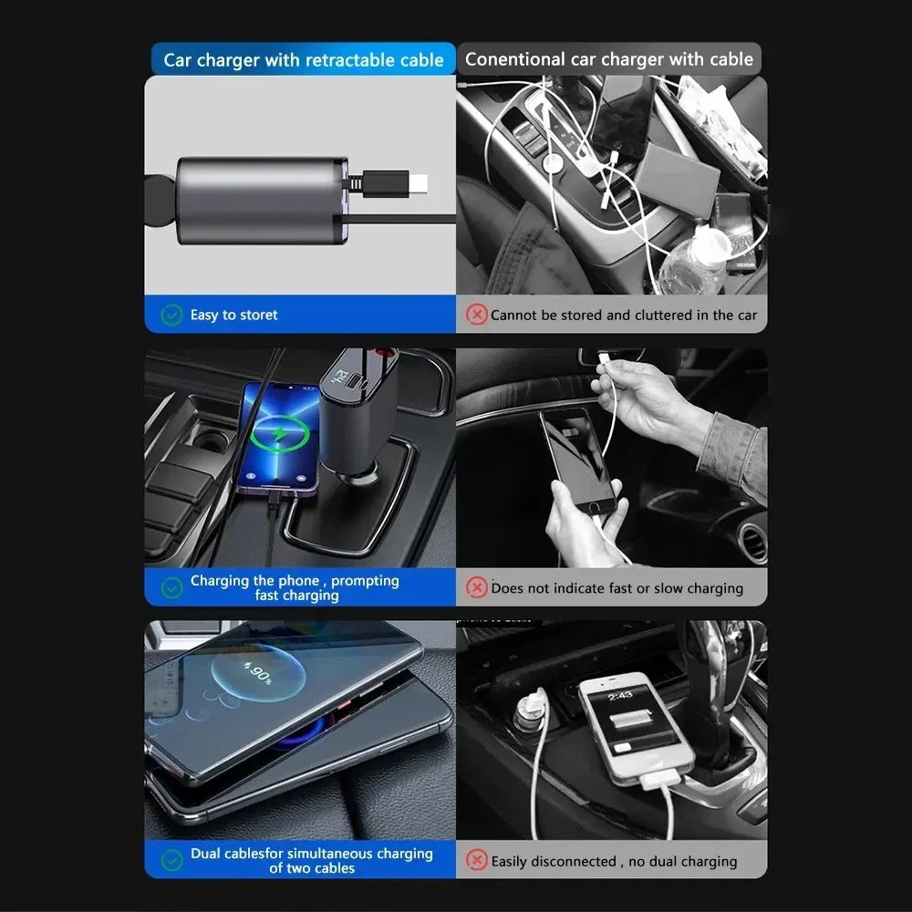 4-in-1 Car Charger