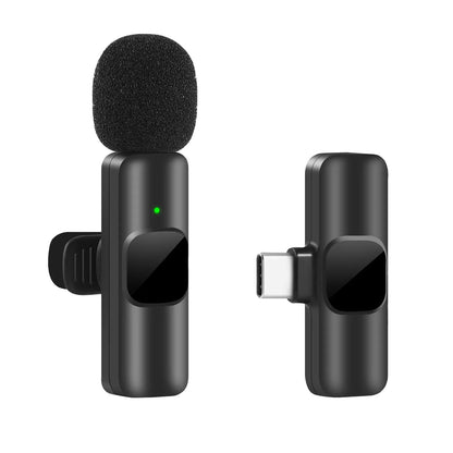 Wireless Lapel Microphone for Android, iOS