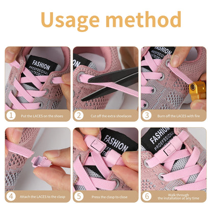 Press Lock Shoe Laces