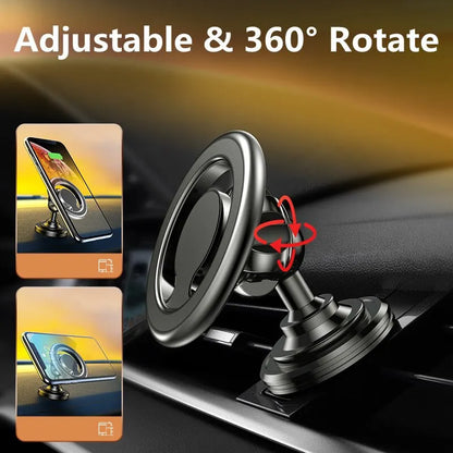 Magnetic Car Phone Holder Stand - Universal Magnet Car Mount Support for Apple and Android