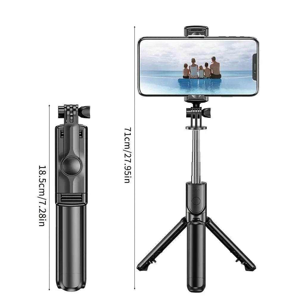 360° Flexible Handheld Sports Camera & Mobile Phone Tripod – Mini Selfie Stick with Wireless Remote