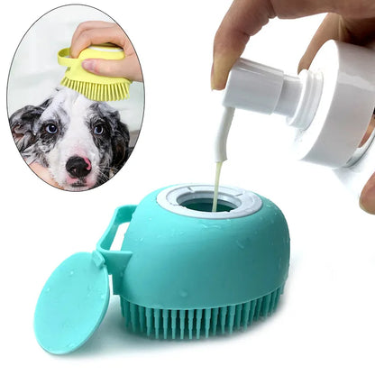 Silicone Pet Bath Scrubber