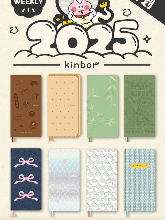 Kinbor 2025 Weekly Plan Book