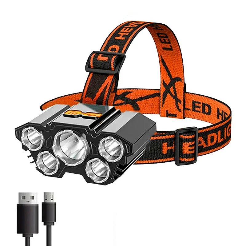 Rechargable Headgear Flashlight