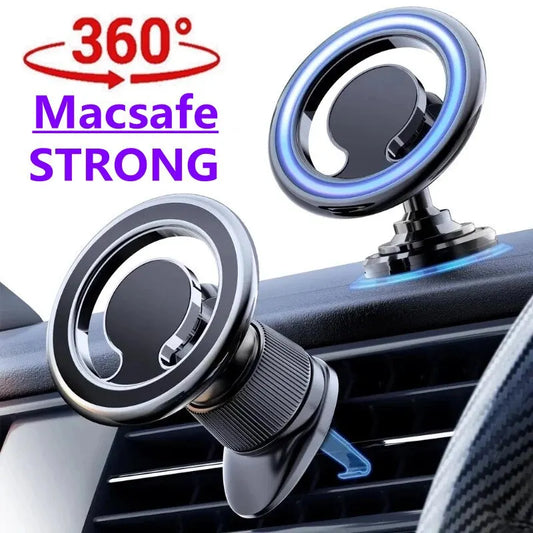 Magnetic Car Phone Holder Stand - Universal Magnet Car Mount Support for Apple and Android