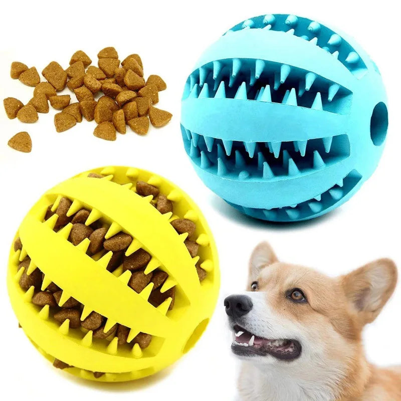 Dog Chew Toy – Interactive Treat & Tooth Cleaning Ball